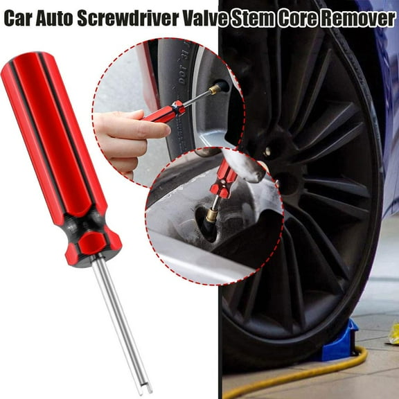QHUDLV Tire Valve Core Remover,Multi Tool Installer,Universal Automotive Accessory