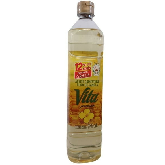 Aceite vegetal Vita Canola 924 ml