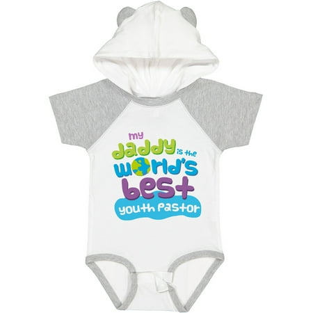 

Inktastic My Daddy is the World’s Best Youth Pastor Gift Baby Boy or Baby Girl Bodysuit