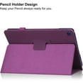 thumbnail image 5 of elitegadget Case for TCL Tab 8 LE 8.0 inch (2023 Release, Model: 9137W) - Slim Lightweight Folio Stand Cover PU Leather Case Cover + 1 Random Color Stylus (Purple), 5 of 5