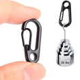 thumbnail image 4 of vlrwzc 10Pcs Mini Carabiner Clips Tiny Alloy Spring Snap Hook Keychain Clasps EDC Small Hanging Buckle For Backpack Camping Bottle, 4 of 6