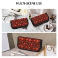 thumbnail image 5 of Wukai Tomatoes And Chili Print Big Capacity Pencil Case, Upgraded Canvas Pencil Pouch Large Pencil Bag Organizer,Aesthetic Supply, 5 of 6