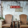 thumbnail image 5 of Funny Metal Tin Sign Vintage The Girls Sign For Home, Street, Shop, Garage, Bar, Farm, Garden Wall Decor 16x4 Inches, 5 of 7