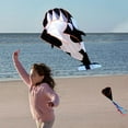 thumbnail image 3 of Cometa 3D Creativa Cometas De Playa De Delfín Azul Grande Con Regalo De Parafoil Suave Sin Marco Enorme Para La Familia De Los Niños Yuarrent OD016721-01, 3 of 6