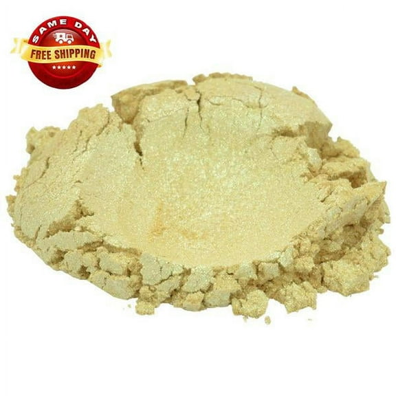 ZION VIEWS YELLOW GOLD LUXURY MICA COLORANT PIGMENT POWDER COSMETIC GRADE 1 OZ