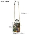 thumbnail image 2 of FORMRS Crossbody Bag for Women Quilted Travel Shoulder Cell Phone Purse with Chain Strap Handbag, White Floral Garden, 2 of 7