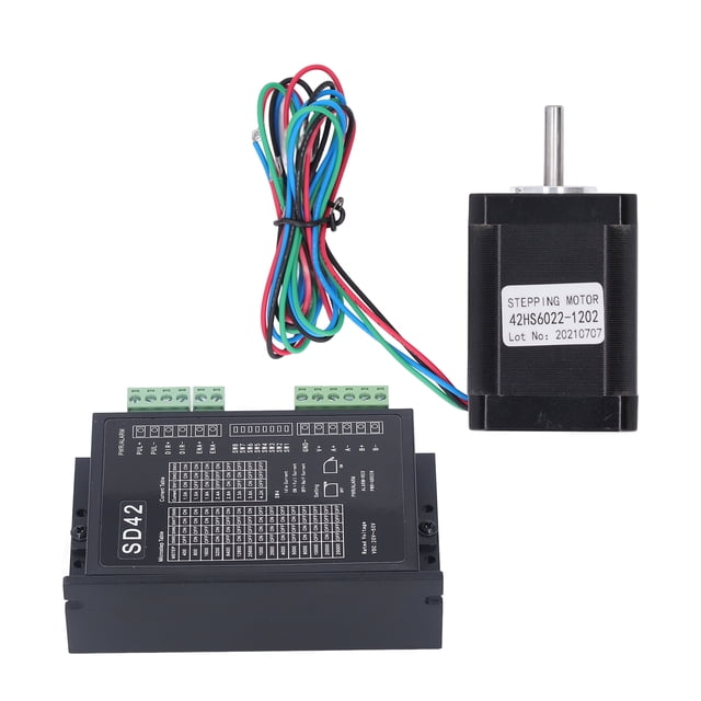 ZT-42HS6022-1202 42 * 60 Motor Paso A Paso DC3.0V Máquina De Grabado De Impresora Híbrida Bifásica (con Controlador De Motor Paso A Paso Adicional DC20-50V)