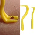 thumbnail image 4 of Paquete de 2 pinzas para pulgas para mascotas, repelente de animales, removedor de piojos duros, gato, perro, gancho para pulgas (amarillo) JAMW Sencillez, 4 of 5