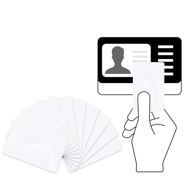 10 Pcs Set 13.56Mhz Smart Block 0 Carte IC UID Inscriptible Carte d'Accès pour Systèmes de Contrôle d'Accès