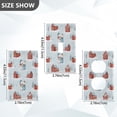 thumbnail image 2 of Light Switch Cover Switch Plate Outlet Cover Plug Cover for Electrical Duplex Outlets Watercolor Snowman and Red Barn, 2 of 6