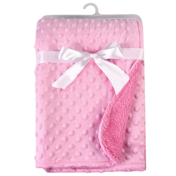 XZNGL Baby Soft Minky Dot Blanket Warm Fleece Stroller Cover Quilt Swaddling Bedding