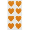 thumbnail image 4 of Peach Heart Stickers, 0.5 Inch Wide, 1000 Labels on a Roll, 4 of 4