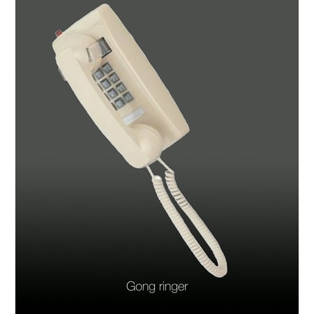 Cortelco - ITT-2554-V-AS Corded Mini Wall Phone - Ash