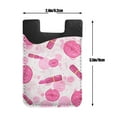 thumbnail image 6 of YFYANG Universal Adhesive Cell Phone Card Holder, Pink Lipstick Graffiti Leather Cell Phone Wallet Sticker, 6 of 6