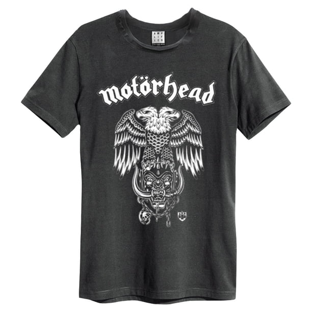 Amplified - Camiseta Hiro Motorhead para Adultos Unisex (Carbón)