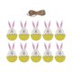 thumbnail image 3 of 10 adornos colgantes de Pascua bonitos, adornos decorativos, accesorios fotográficos para recuerdos. Amarillo, 3 of 9