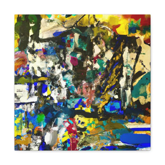 Dancing Colorful Splendor - Canvas