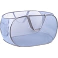 thumbnail image 2 of Foldable laundry basket, Pop Up Laundry Hamper, Collapsible Mesh dirty clothes hamper (Tear Proof, with Strong Handles) Gray, 2 of 6