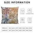 thumbnail image 5 of BANET  Brown White Grey Gray Pillow Covers , Spring Modern Geometry Dahlia Floral Print Decorative Throw Pillow Covers Outdoor Farmhouse Cushion Case for Couch Sofa Bed Decor 18x18in, 5 of 5