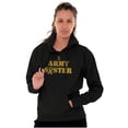 thumbnail image 3 of US Army Sister Military Logo Ribbon Hoodie Sweatshirt Women Brisco Brands L, 3 of 6