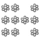 thumbnail image 5 of 10 botones de flores para vaqueros, hebillas para ajustar la cintura, simples y versátiles. Negro, 5 of 9