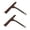 Brown, variant on erfcxs 2PCS Household Silicone Glass Wiper Wiper Strip Wiper Glass Accessory Car Window Wiper Bathroom Clean Wiper