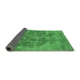 thumbnail image 2 of Ahgly Company Indoor Square Oriental Emerald Green Industrial Area Rugs, 3' Square, 2 of 4