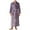 Purple, variant on TBWNWG Men's Winter Bathrobe Long Loungewear Cozy Home Wear Soft Cloth Kimono Robe for Gentlemen,Size XL