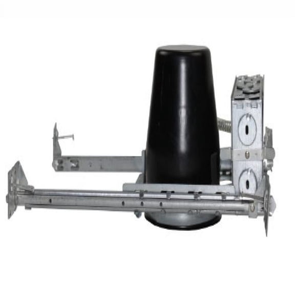 Liton Lh99A Standard New Construction Housing 4" Line Voltage Recessed Lighting Housings - Silver