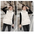 thumbnail image 2 of Cotton Vest Women's Cropped Stand Collar Loose Cotton Shoulder Cotton Vest Autumn and Winter Versatile Horse Clip Coat, 2 of 4