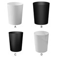 thumbnail image 4 of Monstrate Papelera multiusos para baño y residuos domésticos, contenedor de basura de plástico de secado rápido Suministros de limpieza para el hogar blanco liso 21*21*26.5 cm, 4 of 6