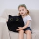 thumbnail image 5 of Peluche OurHonor 3D con forma de gato negro de 40 cm, 5 of 7
