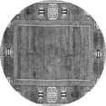 thumbnail image 1 of Ahgly Company Indoor Round Oriental Gray Modern Area Rugs, 8' Round, 1 of 4