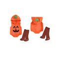 thumbnail image 2 of RUINIXCW Newborn Baby Boy Girl Halloween Pumpkin Costume Infant Baby Boys Girls Fall Winter Clothes Sleeveless Hooded Zipper Fleece Romper with Leg Warmers Set Toddler Halloween Cosplay Outfits, 2 of 9