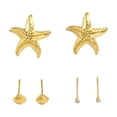 thumbnail image 1 of Coastal Style Studs Earrings Set With Sparkling Rhinestones And Modern Shapes Fashion Ear Accessory for Women, 1 of 4