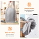 thumbnail image 5 of Cesto de ropa Lifewit de 100 litros con tapa y bolsa extraíble, color gris claro, 5 of 9