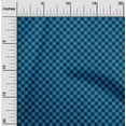 thumbnail image 2 of oneOone Polyester Spandex Blue Fabric Check Dress Material Fabric Print Fabric By The Yard 56 Inch Wide, 2 of 4