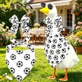 thumbnail image 5 of AuroraX Porch Goose Clothes Set 23" 17 19 2026 Soccer Party Decorations Porch Goose Outfit Sets Holiday Triangular Scarf Bow Sunglasses Front Porch Goose Clothes Yard Outdoor Decor, 5 of 9