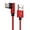 Red, variant on USB C Right Angle 90° Elbow Cable – Nylon Braided USB A to C Fast Charging Cord – 66W 6A Type C Charger for Phone Tablet