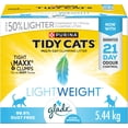 thumbnail image 1 of Lot de 3 - Tidy Cats Léger Glade Ressorts Transparents Litière Multi-Chat, Boîte de 5,44 kg, 1 of 5