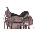 thumbnail image 2 of 18 In Western Horse Saddle American Leather Treeless Trail Pleasure Hilason, 2 of 7