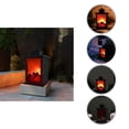 thumbnail image 1 of Simulation Fireplace Battery Operated Exquisite Workmanship Charming LED Flame Fireplace Table Lamp for Home, 1 of 8
