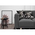 thumbnail image 2 of Ambesonne Cat Throw Pillow Cover Pack of 2, Whimsical Astronaut Kitty Moon, 2 Pcs-16"x16", Dark Purple Grey Coconut, 2 of 5