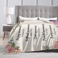 thumbnail image 7 of Yibo Bible Verse Blanket Flannel Soft and Comfortable Anti-static Bed Sofa Blanket, 7 of 7