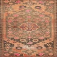 thumbnail image 1 of Ahgly Company Indoor Square Traditional Mango Orange Persian Area Rugs, 3' Square, 1 of 6
