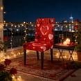 thumbnail image 4 of Decorative Dining Chair Covers For Valentine‘S Day, Home Decoration Chair Covers To Transform Kitchen Or Dining Room For Holiday Parties And Special Meals, 4 of 6