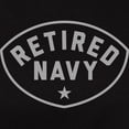 thumbnail image 3 of CafePress - Retired Navy Women's Dark T Shirt - Women's Traditional Fit Dark T-Shirt, 3 of 4