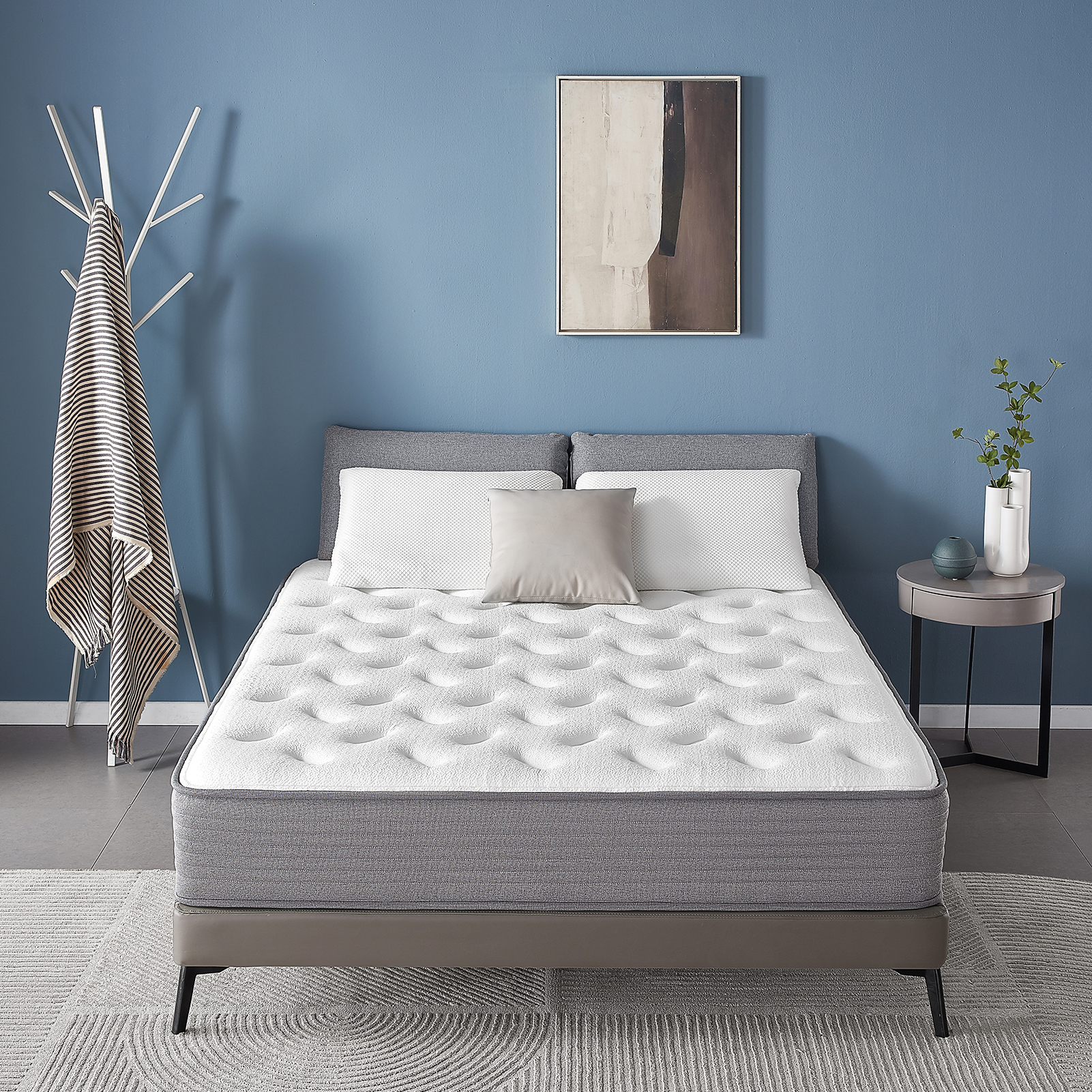 10 Inch Full Size Gel Memory Foam Hybrid Mattress in a box / CertiPUR