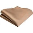 thumbnail image 3 of LAICAIW Mens Solid Color Double Fold Pre-tied Bow Tie and Pocket Square Set, 3 of 7