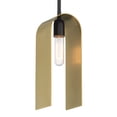 thumbnail image 3 of Designers Fountain U Turn 1 Light Matte Black Pendant, D263M-4P-MB, 3 of 4